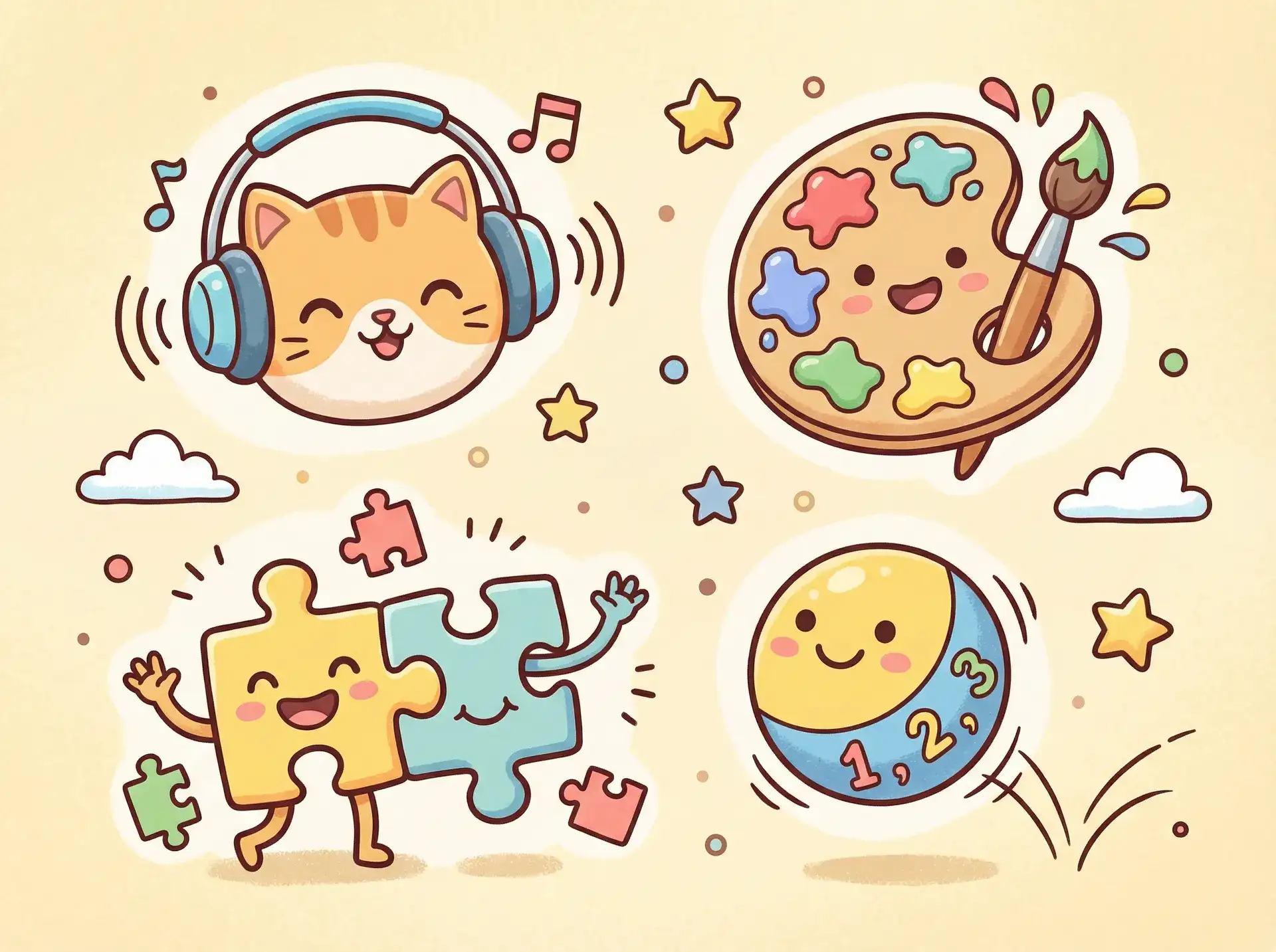 小朋友的手工作品 - 瑞兹上单天赋 益智创作